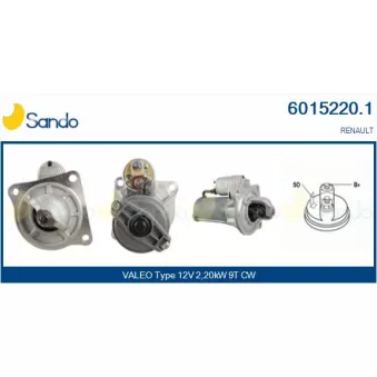 Démarreur SANDO 6015220.1