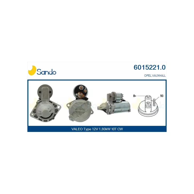 Démarreur SANDO 6015221.0