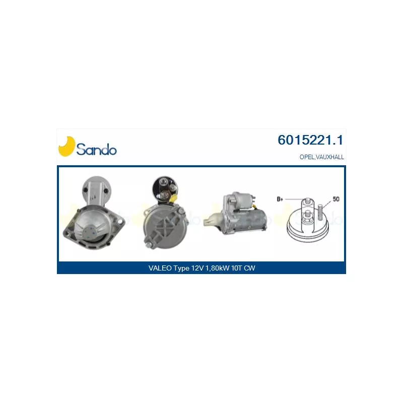 Démarreur SANDO 6015221.1