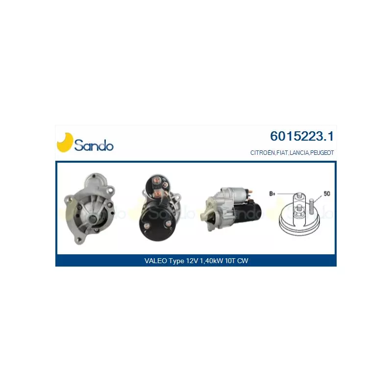 Démarreur SANDO 6015223.1