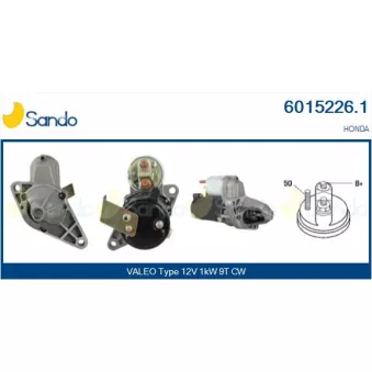 Démarreur SANDO 6015226.1