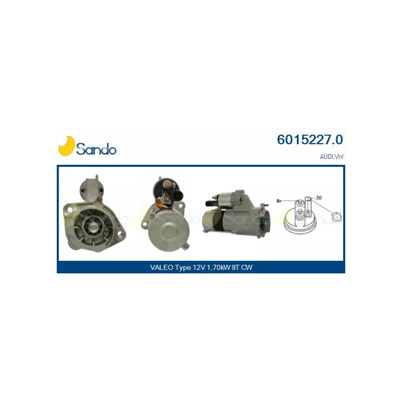 Démarreur SANDO 6015227.0