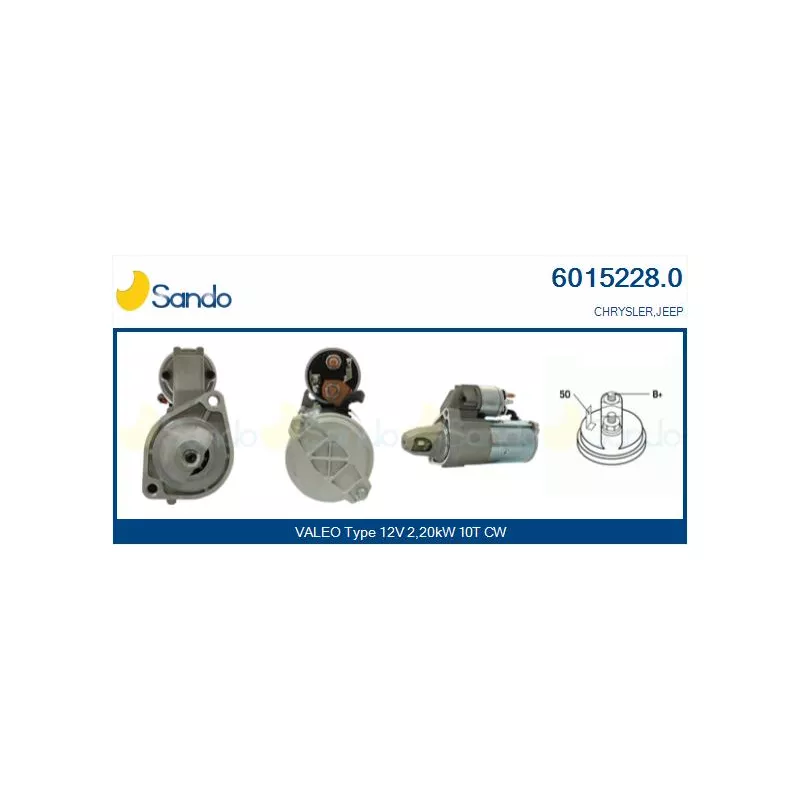 Démarreur SANDO 6015228.0