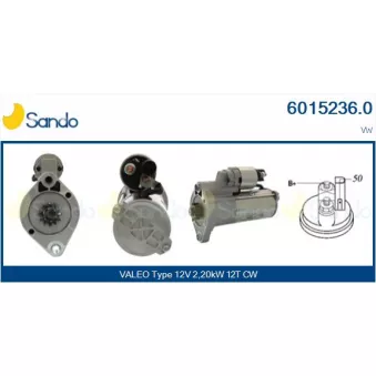 Démarreur SANDO 6015236.0
