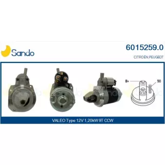 Démarreur SANDO 6015259.0