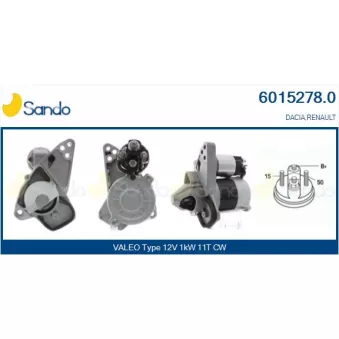 Démarreur SANDO 6015278.0