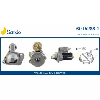 Démarreur SANDO 6015288.1