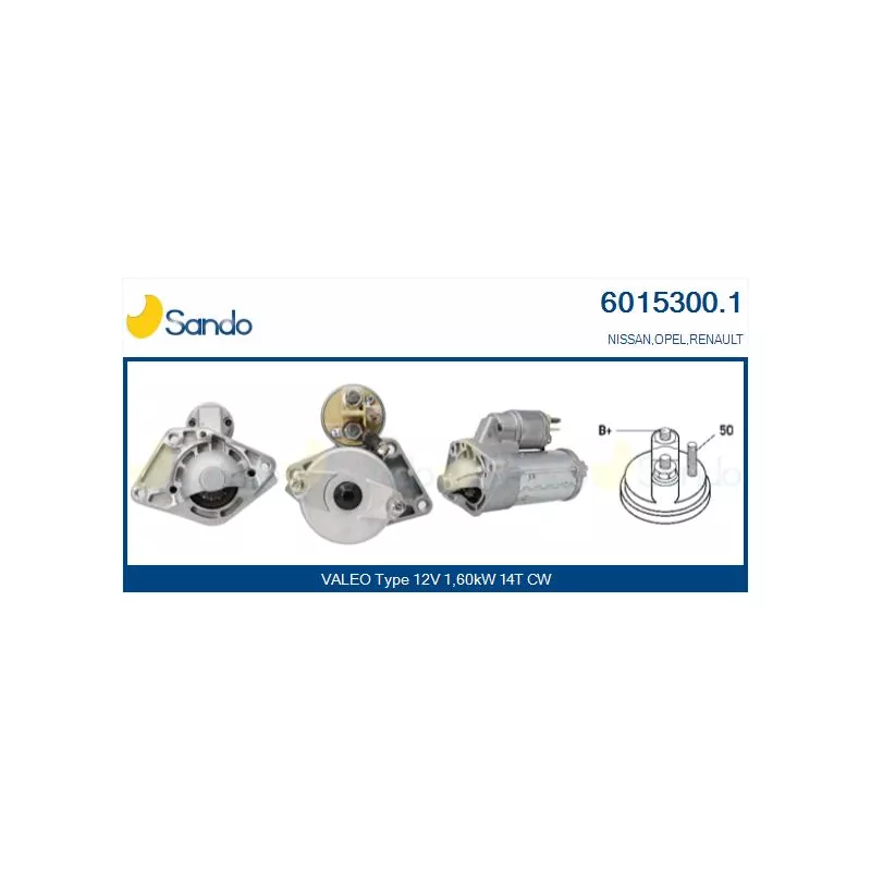 Démarreur SANDO 6015300.1