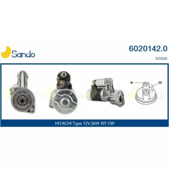 Démarreur SANDO 6020142.0