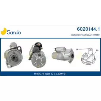 Démarreur SANDO 6020144.1