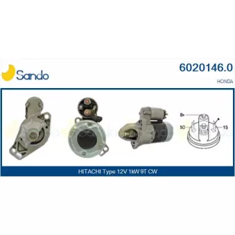 Démarreur SANDO 6020146.0