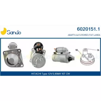 Démarreur SANDO 6020151.1