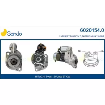 Démarreur SANDO 6020154.0