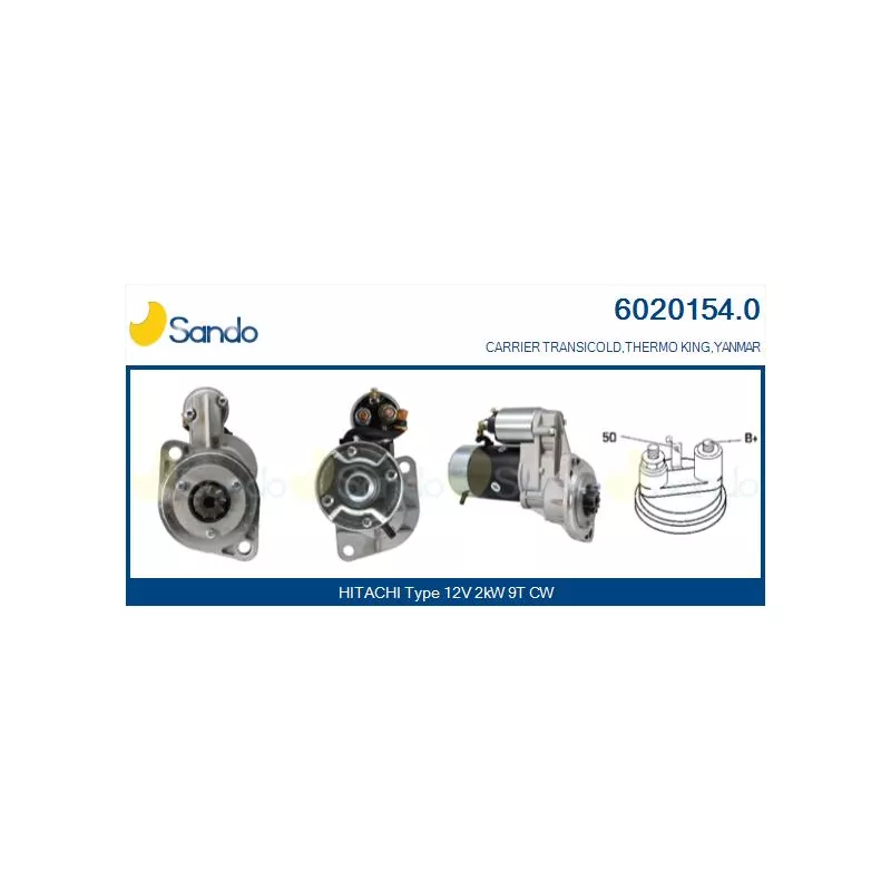 Démarreur SANDO 6020154.0