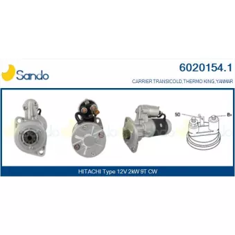 Démarreur SANDO 6020154.1