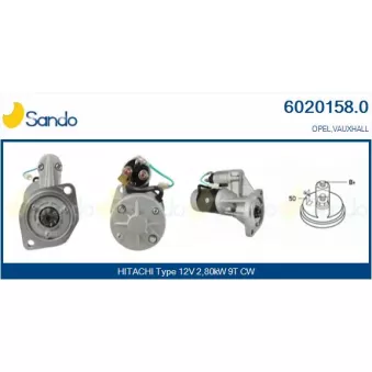 Démarreur SANDO 6020158.0