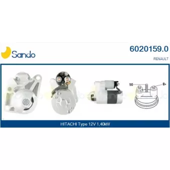Démarreur SANDO 6020159.0