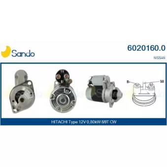 Démarreur SANDO 6020160.0