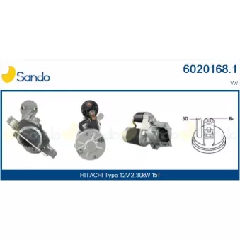 Démarreur SANDO 6020168.1