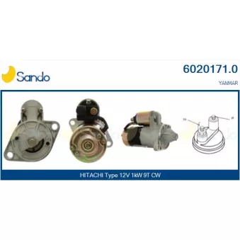 Démarreur SANDO 6020171.0