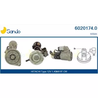 Démarreur SANDO 6020174.0