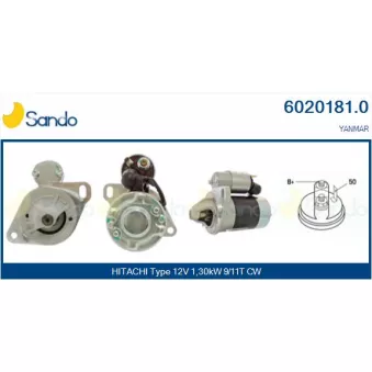 Démarreur SANDO 6020181.0