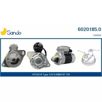 Démarreur SANDO 6020185.0