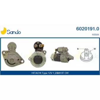 Démarreur SANDO 6020191.0