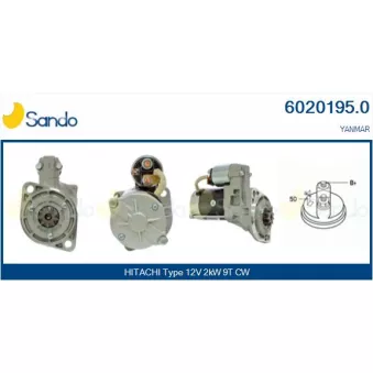 Démarreur SANDO 6020195.0