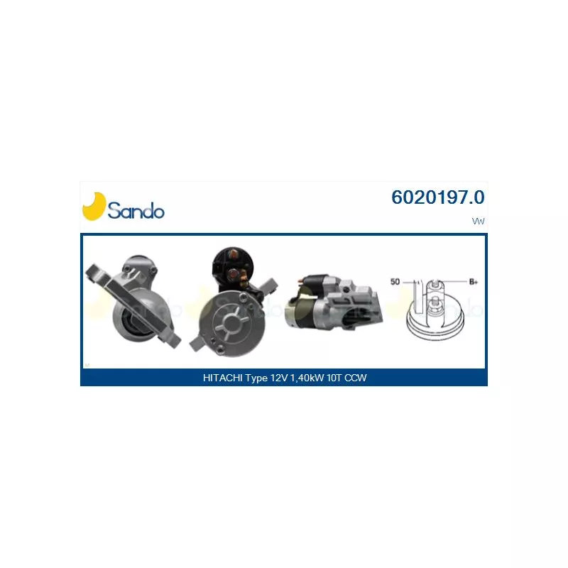 Démarreur SANDO 6020197.0