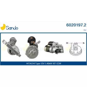 Démarreur SANDO 6020197.2