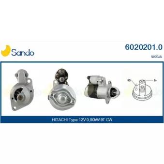 Démarreur SANDO 6020201.0