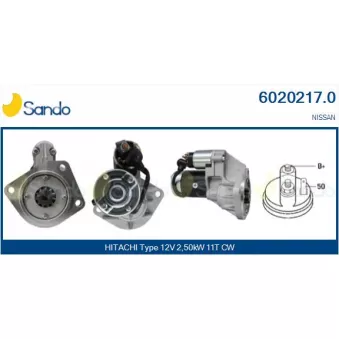 Démarreur SANDO 6020217.0