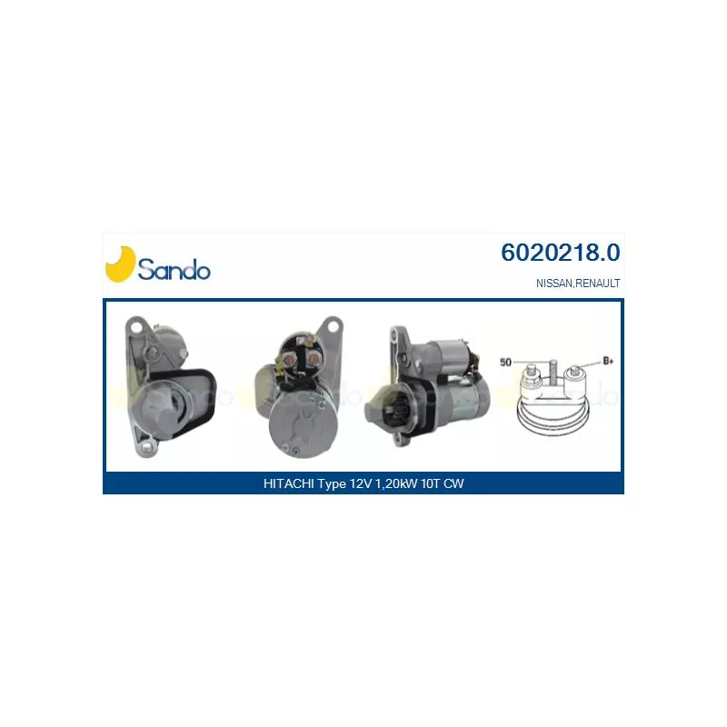 Démarreur SANDO 6020218.0