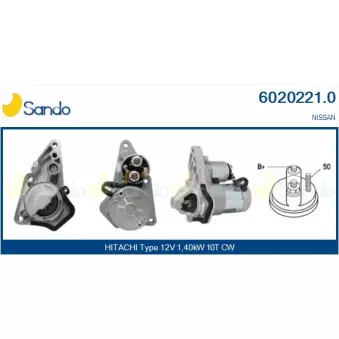 Démarreur SANDO 6020221.0