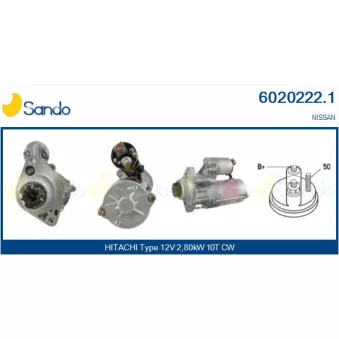 Démarreur SANDO 6020222.1