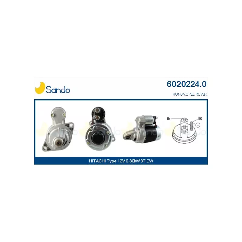 Démarreur SANDO 6020224.0