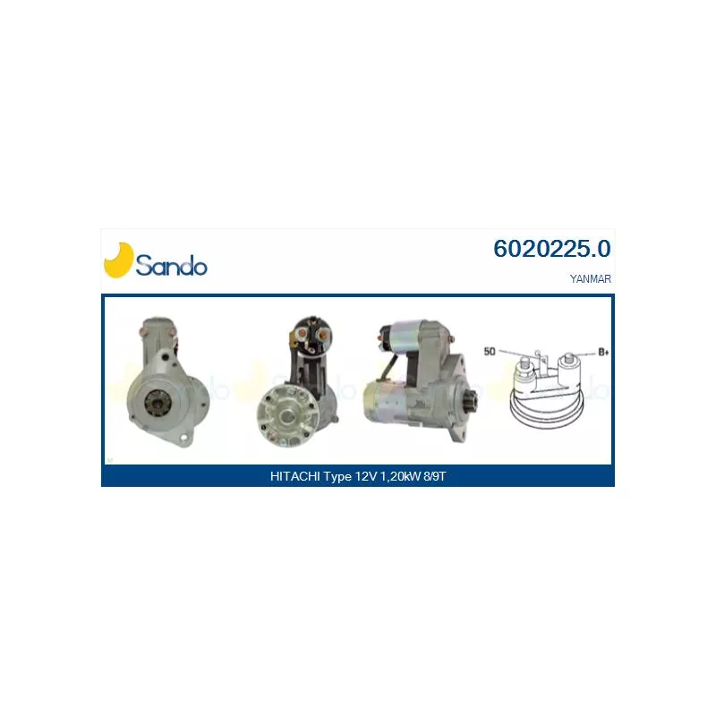 Démarreur SANDO 6020225.0