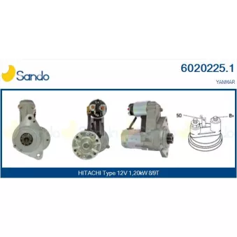 Démarreur SANDO 6020225.1