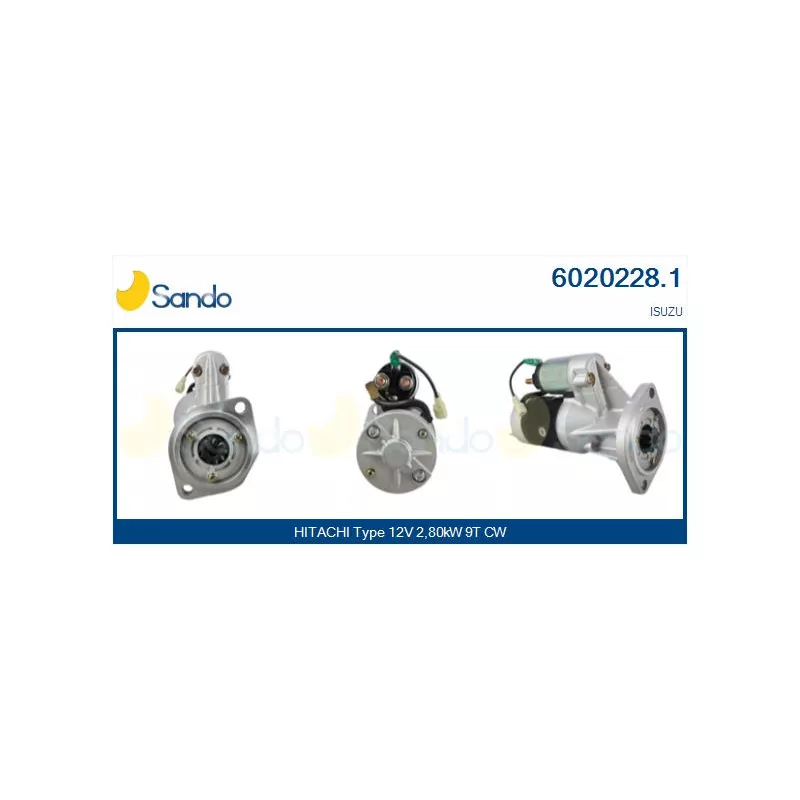 Démarreur SANDO 6020228.1