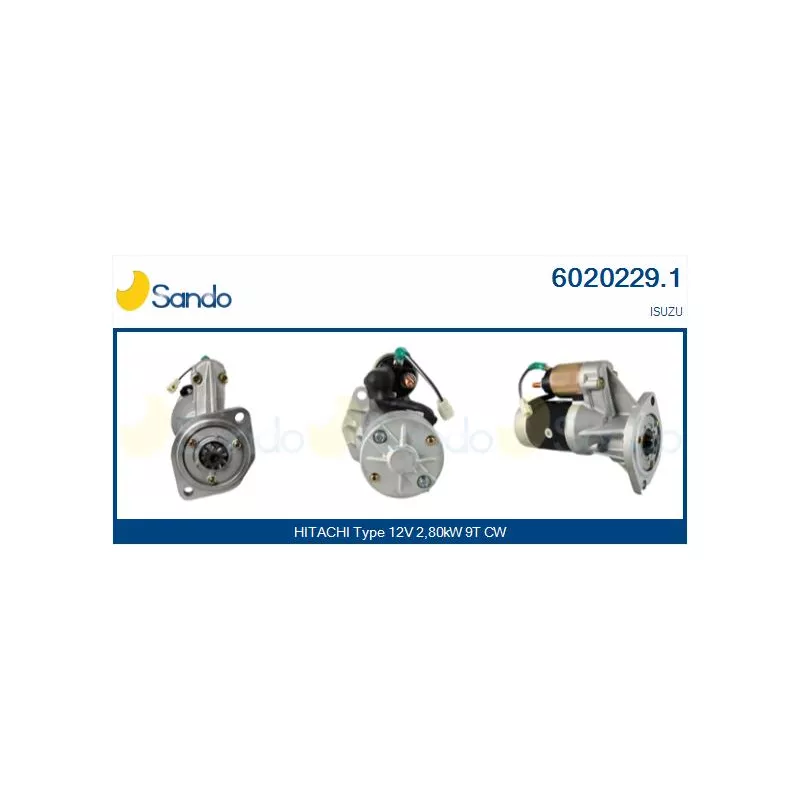 Démarreur SANDO 6020229.1