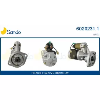 Démarreur SANDO 6020231.1