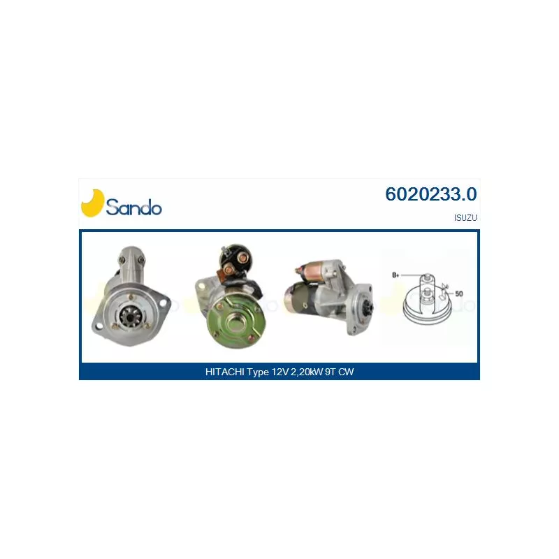 Démarreur SANDO 6020233.0
