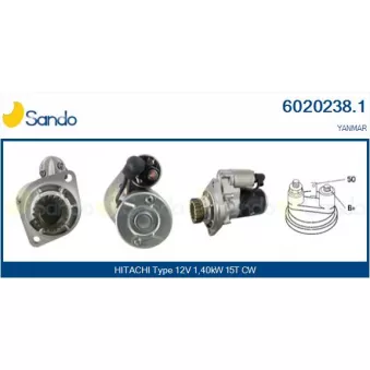 Démarreur SANDO 6020238.1