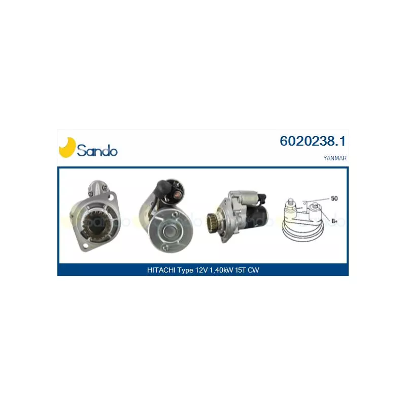 Démarreur SANDO 6020238.1