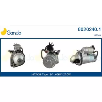 Démarreur SANDO 6020240.1
