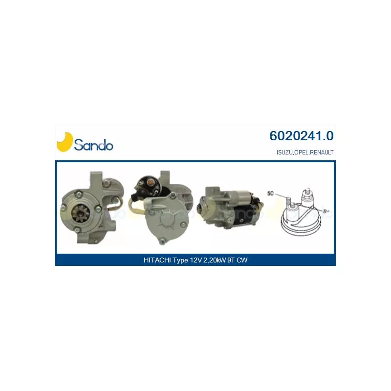 Démarreur SANDO 6020241.0