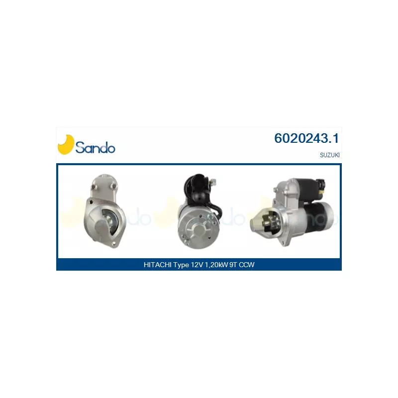 Démarreur SANDO 6020243.1