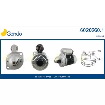 Démarreur SANDO 6020260.1