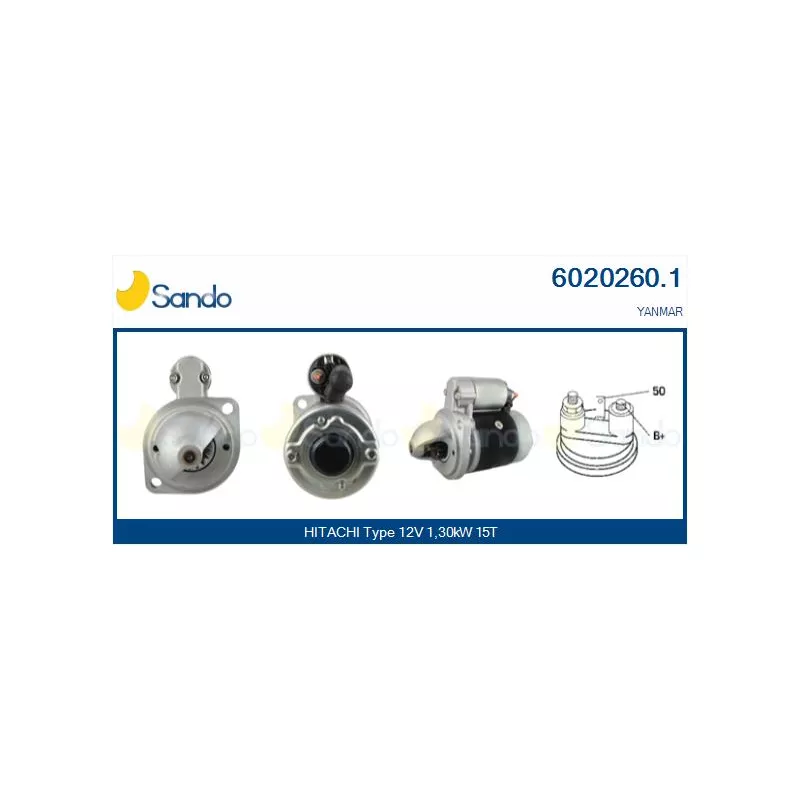 Démarreur SANDO 6020260.1